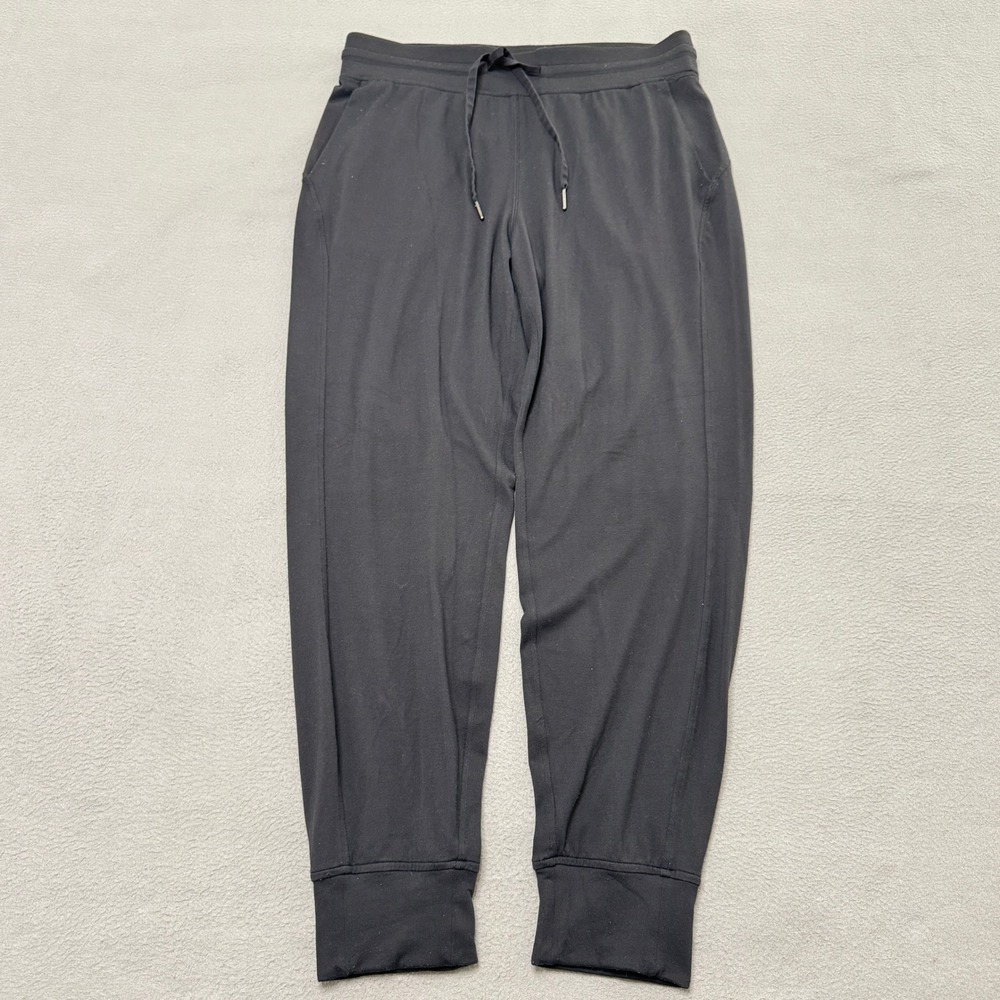 Lululemon Jogger Women 10 Black Ready to Rulu High Rise Lounge Pants